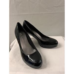 CL by Chinese Laundry Heels Womens 8.5M Dress Pump Stiletto Black Patent Leather